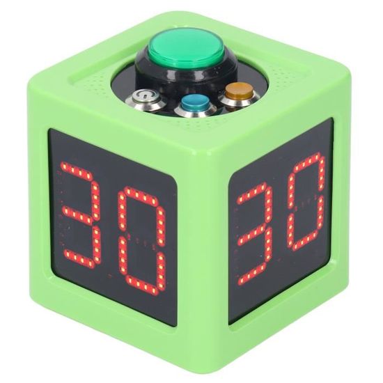 YOSOO secondes de minuterie de cube Cube Timer 1.4in 4 Sided Digital Shot Countdown Chronomètre