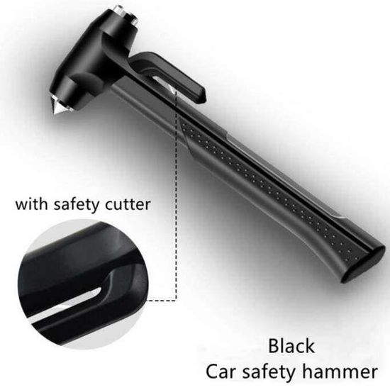 Marteau de sécurité 2-en-1 pour voiture brise-vitre coupe-ceinture de – Xpeng Accessories