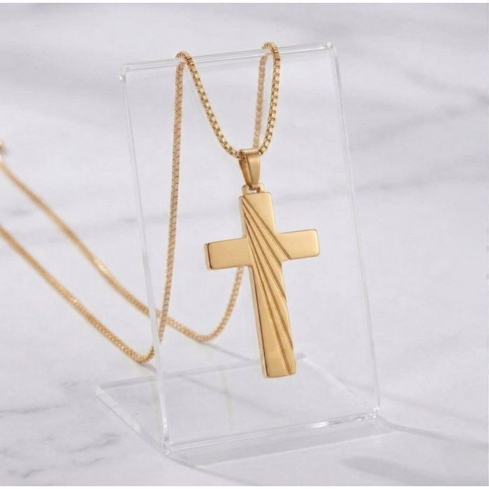 Collier Symbole Illuminati Avec œil Qui Voit Tout - Pendentif Zamak 3,5 Cm, Chaîne 60 Cm - Style ésotérique, Franc-maçonnerie - Unisexe - 8