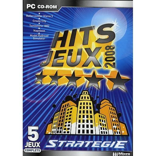 Hits Jeux 2008 Strategie / Jeu PC Cd-Rom