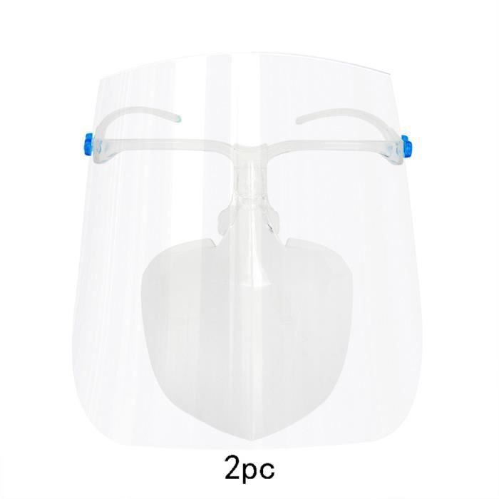Masques faciaux transparents réglables en plastique léger protecteur de visage CZZ200903113A