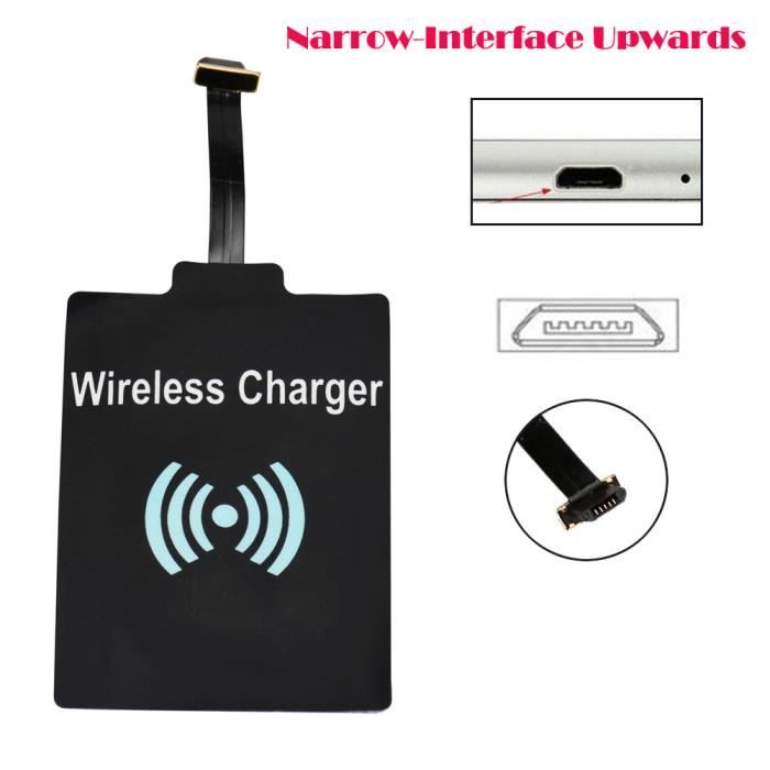 Tapis de module de chargeur de carte de récepteur de charge sans fil Qi pour téléphone portable Micro-USB -ZHCH1