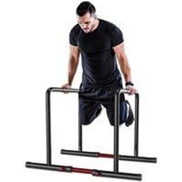 YOLEO Noir Barres parallèles barres de musculation barres à dips à domicile