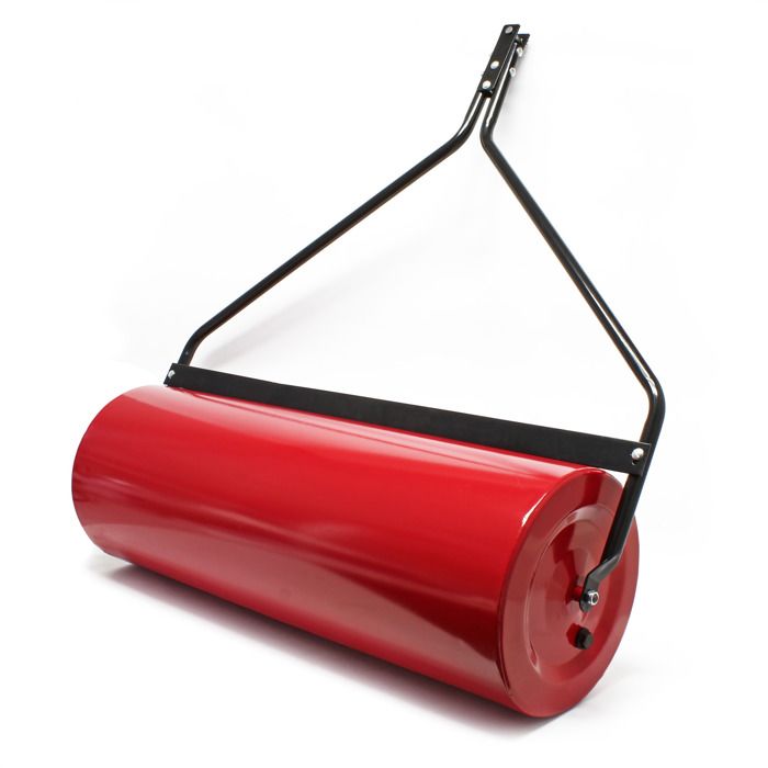 Rouleau Gazon à pousser 35x100cm pour Tracteur à pelouse Remplissable Râcleur Saletés Rouleau Jardin - 30265