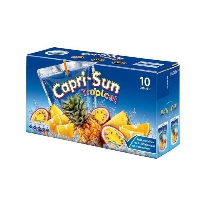 CAPRI-SUN Tropical Poches Nomades 10x20cl
