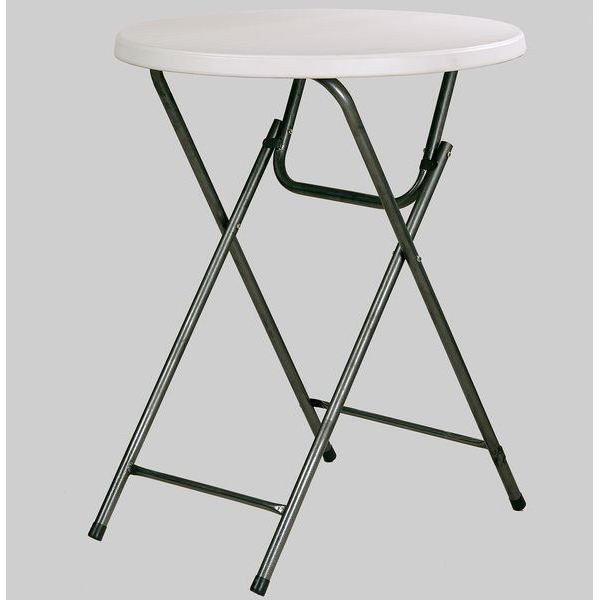Table haute mange debout de 110 cm de hauteur PVC