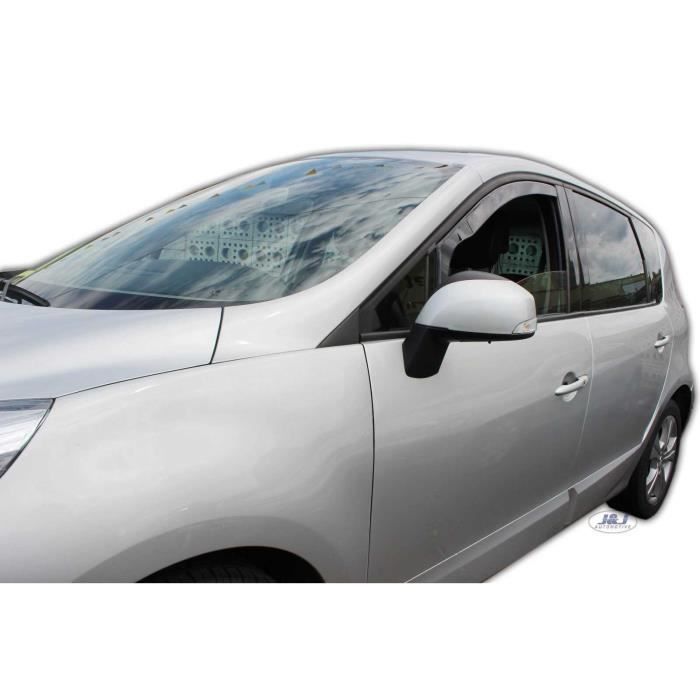 - Deflecteurs d'Air déflecteurs de vent Compatible avec Renault Scenic IIII 2009 -2016 2 pièces