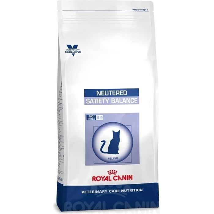Royal Canin Veterinary Care Nutrition Cat Neutered Satiety Balance Nourriture pour Chat 446785