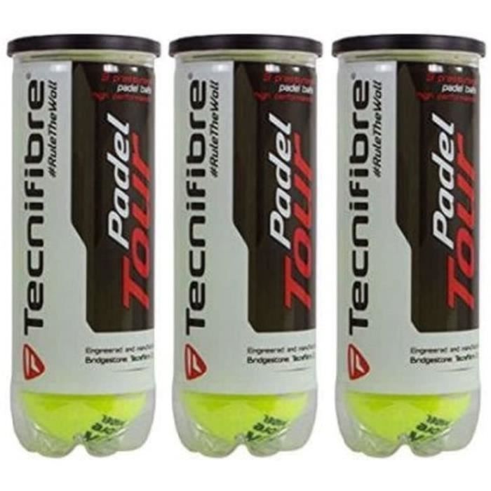 Pelotas de Pádel Tecnifibre Padel Tour Pack 9 A208
