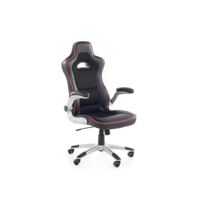 Chaise de bureau - Fauteuil gamer noir - Master