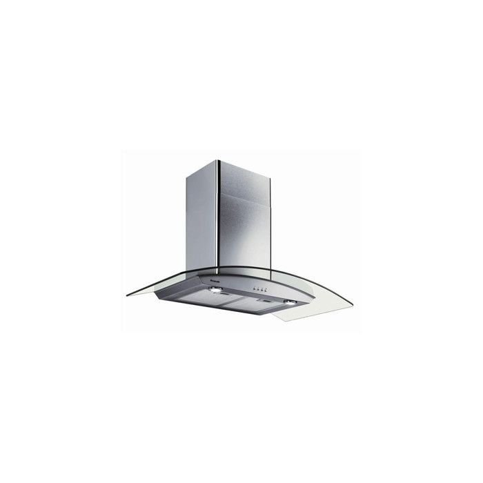 HOTTE VERRE 90CM INOX