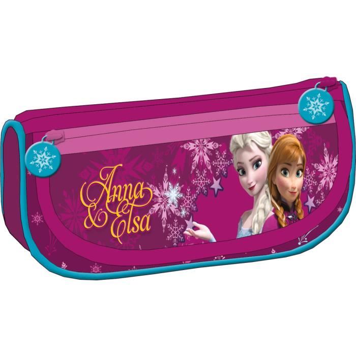 FROZEN LA REINE DES NEIGES ELSA ANNA GRANDE TROUSSE ÉCOLE, TROUSSE DE TOILETTE