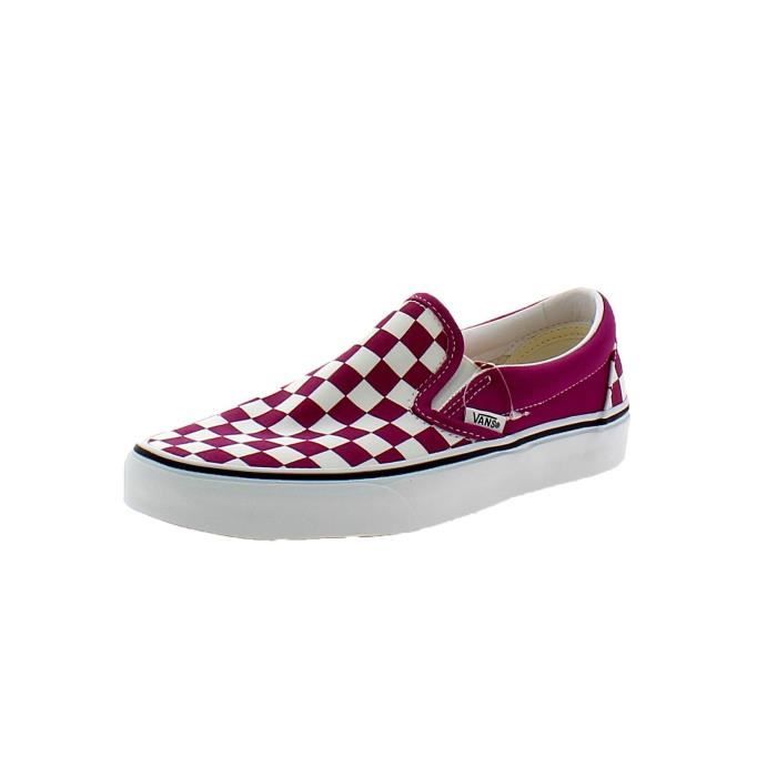 CHAUSSURES MULTISPORT VANS CLASSIC SLIP ON CHAUSSURES DE SPORT POUR FEMME FUCSIA VN000X68AZY1