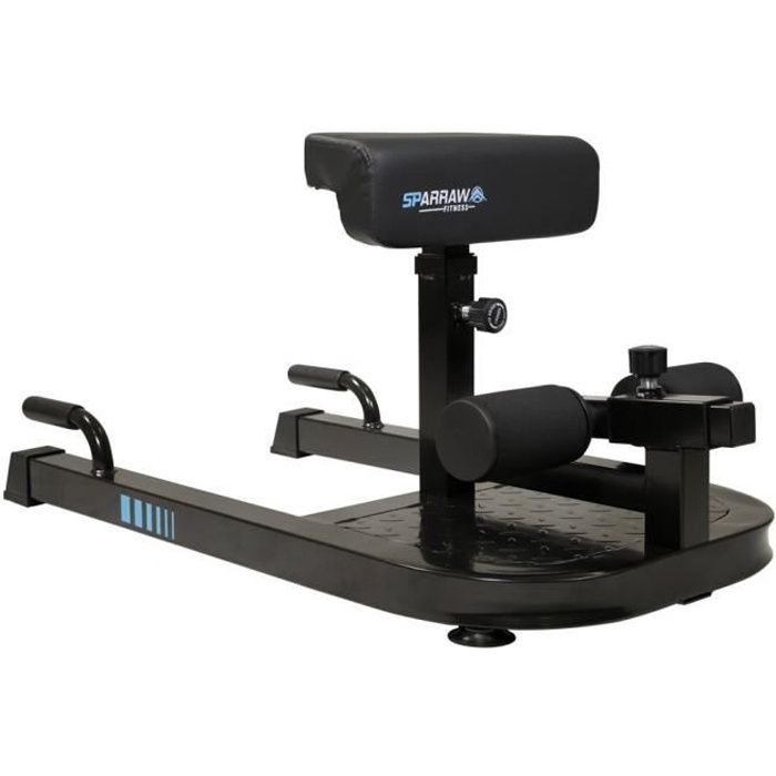 Squat Machine FORTIUS Appareil de musculation multifonction 84 x 48 x 73 cm - 2 Dossiers réglables - Charge max 120kg