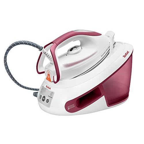 Tefal SV8012 Express Anti-Calc Centrale Vapeur 2800, 1,8 litres, blanc-rose SV8012