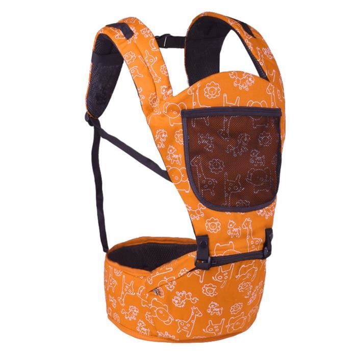 AVANC Porte Bébé Panneau Taille Sac de Rangement Grille ORANGE