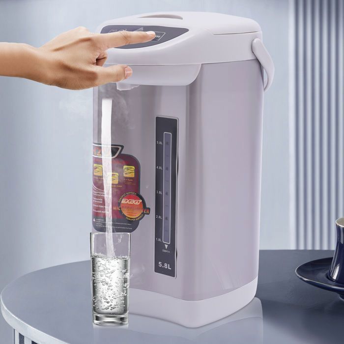 Bouilloire Électrique 4L - Bouilloire à Brûler en Acier inoxydable - Bouilloire Électrique Grande Capacité (Gris) - Bouilloire