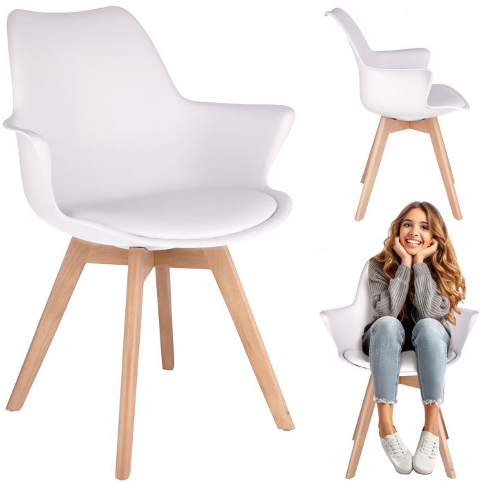 Chaise ORLEAN blanche