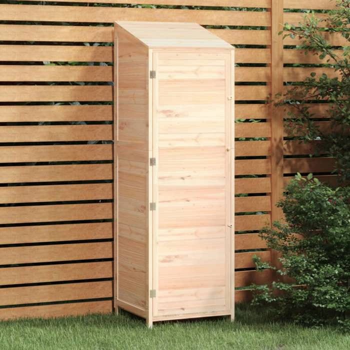 Soldes dété 2025 Remise de jardin - CLOUD - Abri de jardin - 55x52x1745 cm Bois de sapin solide LL353
