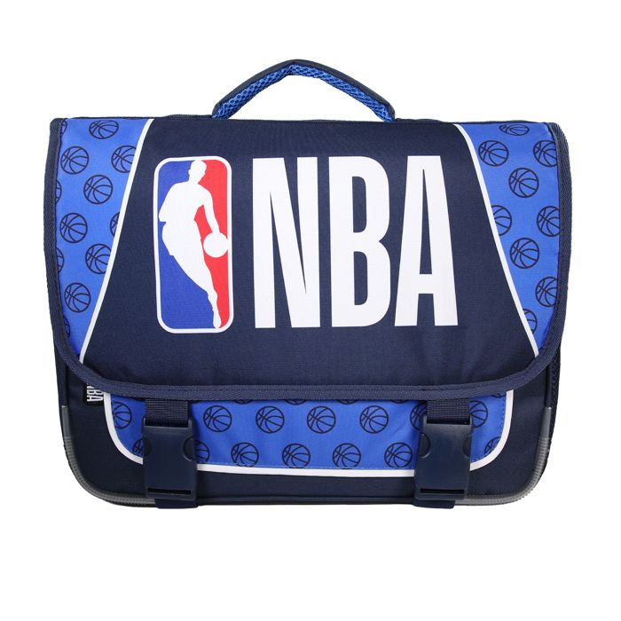 Bagtrotter - NBA - Basketball - Cartable 38cm  -  Marine - 2 Compartiments  - 1 Poche Sous Rabat - 1 Poche Bouteille - ...