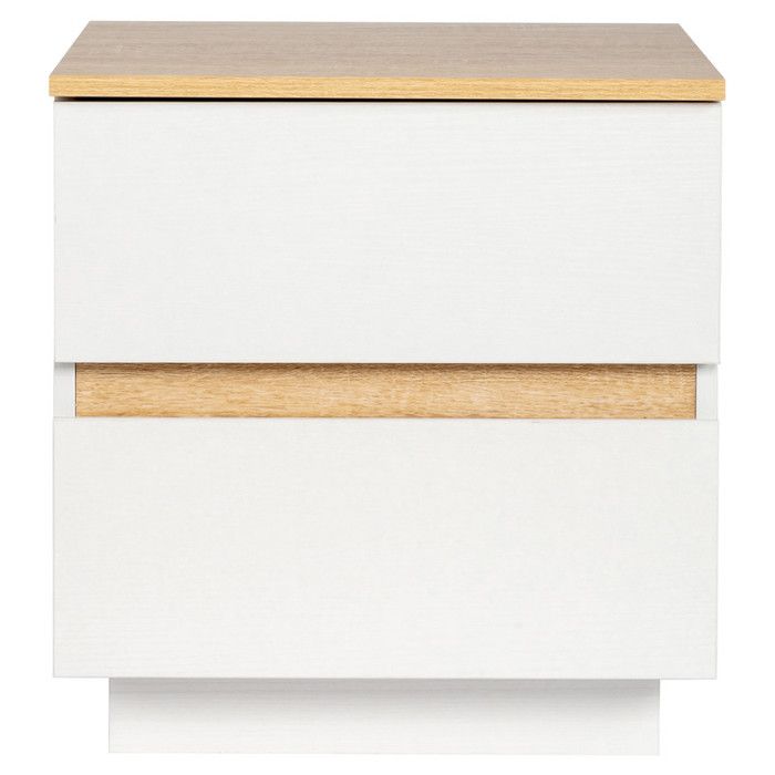 Table de Chevet avec 2 Tiroirs Table dappoint Meuble de Nuit Commode de Nuit 38x32x40cm Blanc Table de Chevet avec 2 Tiroirs Table dappoint Meuble de Nuit Commode de Nuit 38x32x40cm Blanc