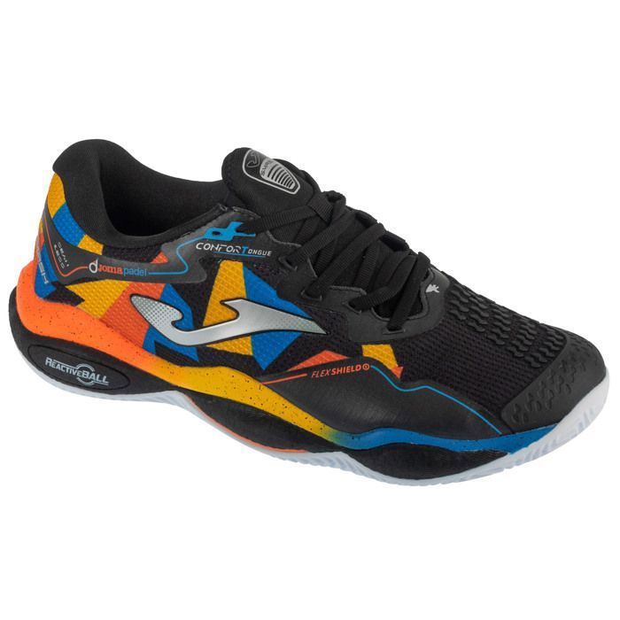 Chaussures de tennis - JOMA - Smash Men 25 TSMAW - Noir - Tissu - Stabilis system