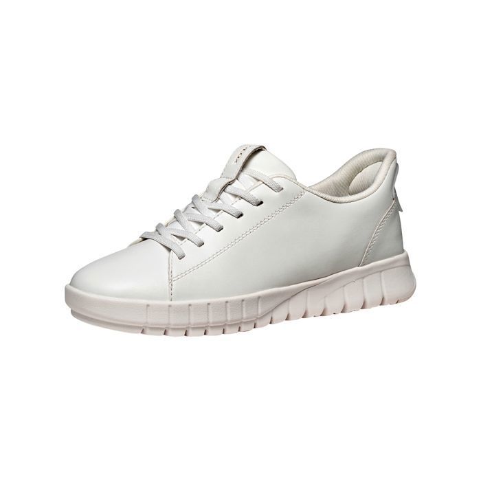 Geox Basket Cuir Geox Flextride Plus - Blanc
