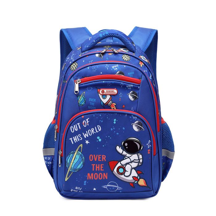 XJYDNCG Cartable Garçon PrimaireSac à Dos EnfantImprimé Espace Imperméable42x33x18cm - Bleu01