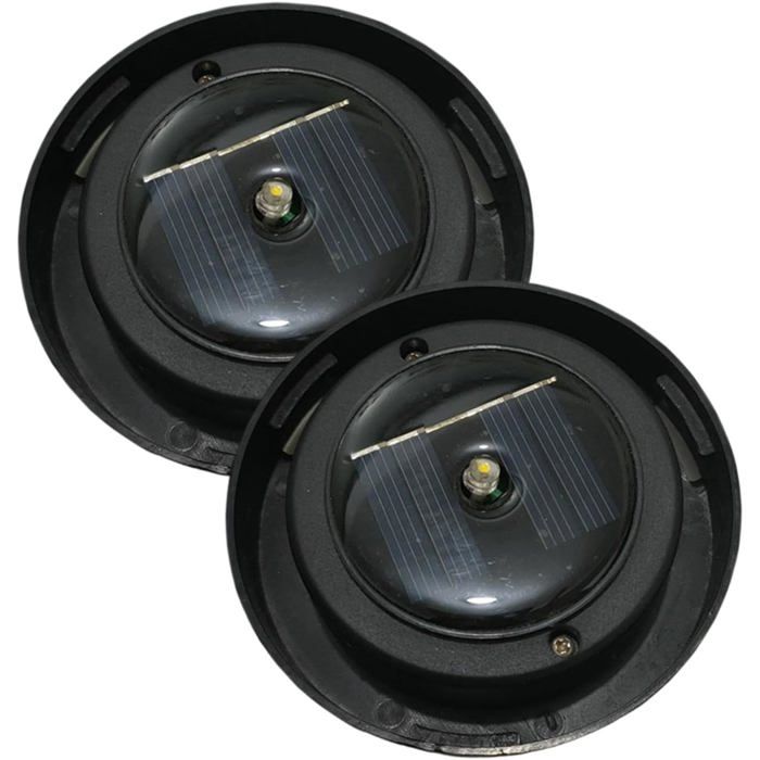 Couvercle de Rechange Lumière Solaire de Sol capteur crépusculaire 8 cm Diamètre LED Tête de Rechange