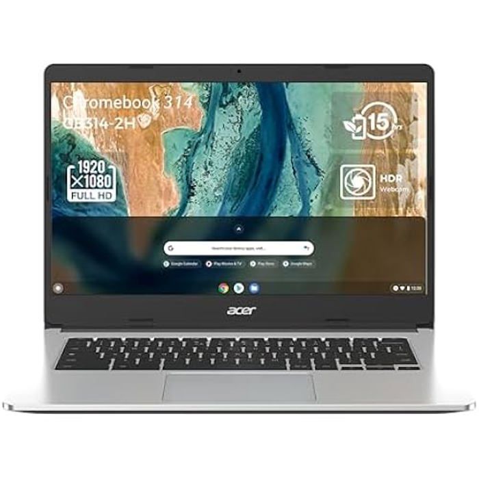 Ordinateur portable professionnel Acer 314 CB314 2H K7AR 14 HD RAM 8Go eMMC Chrome OS