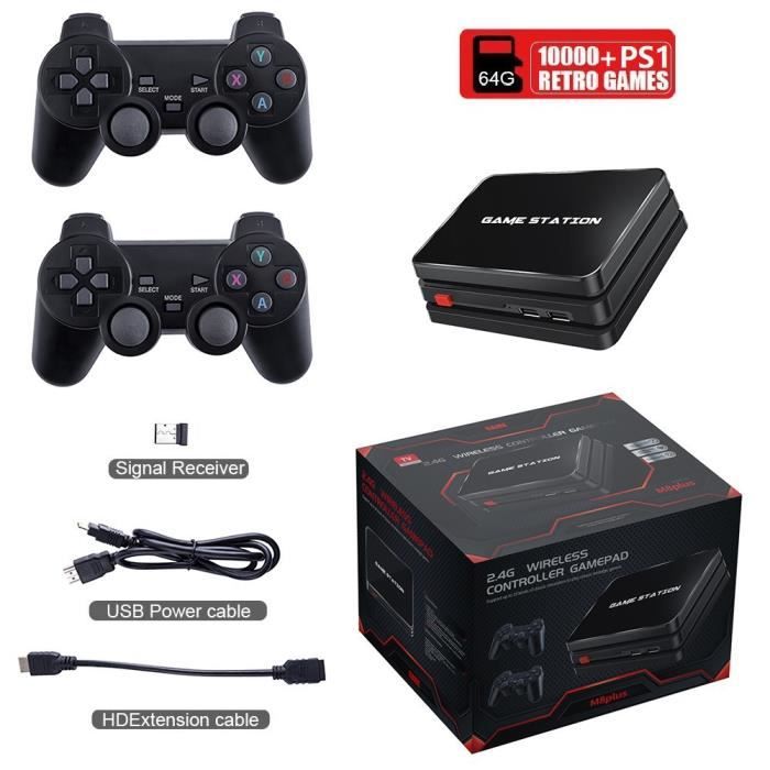 Console De Jeu Rétro M8 – 20 000+ Jeux Inclus, Manettes Sans Fil, HDMI 4K, 128 Go – Plug & Play Pour TV