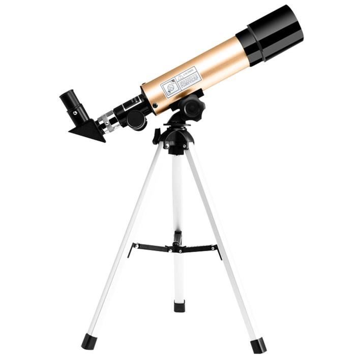 Télescope Astronomique Mijiao 90x Pour Enfants - 50mm Ouverture - Avec Trépied Et Oculaires H6mm/H20mm