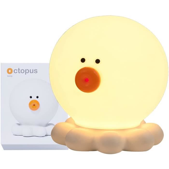 Veilleuse Led Pour Enfants En Silicone 9 Couleurs 3 Niveaux De Luminosite Lampe Tactile Pour Chambre De Bebe Salon Ca 90 Cdiscount Puericulture Eveil Bebe