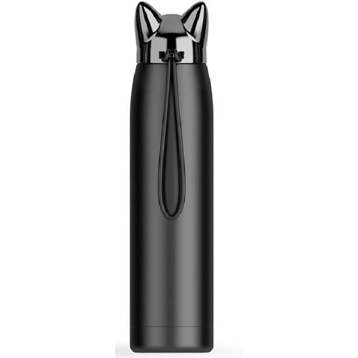 Gourde Isotherme Inox 500 Ml - Acier 316, Double Paroi - Avec Paille Et Ouverture Directe - Garde Le Chaud/froid 6h - Pour Sport, Bureau, Randonnée