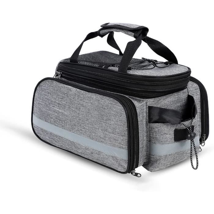 Porte-vélos Pour Chien, Courses Et Marchandises Portland - Noir, Polyester 600D, Pour Sacoche De Vélo, Dimensions 13.5x11x8 Pouces