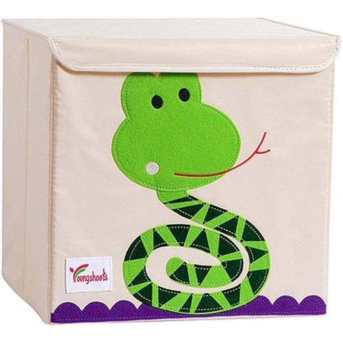 Augfox Set De 3 Boxes De Rangement En Tissu | 45x25x18cm | Gris Foncé | Pour Armoire Et Tiroirs