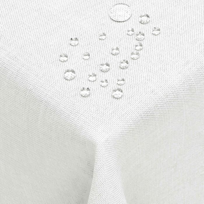 Nappe Antitache Rectangulaire 140x300 Cm - Gris - Polyester - Marque Paris Prix - Neuve Avec étiquettes