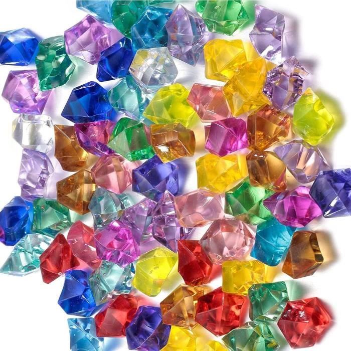 410 Pièces Gemmes Diamant Acrylique Multicolores - Décoration Table Mariage, Vase Et Anniversaire