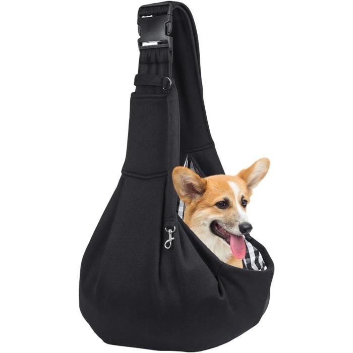 Sac de transport pour chien - Bandoulière réglable - Sac de transport pour animaux de compagnie - Petit chien et chat