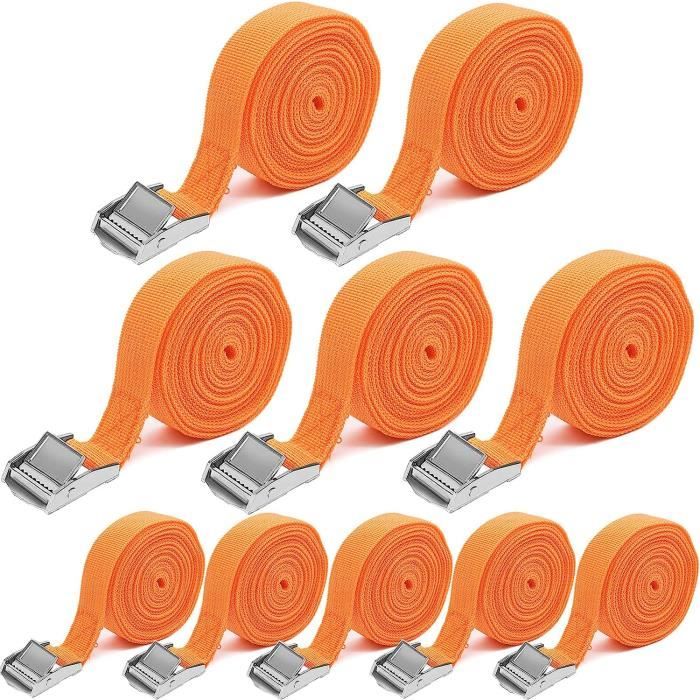 Pince à bande, sangle de bande de serrage d'angle réglable 6M, pince de cadre à 4 mâchoires Pince à sangle à dégagement rapide pour le travail du bois