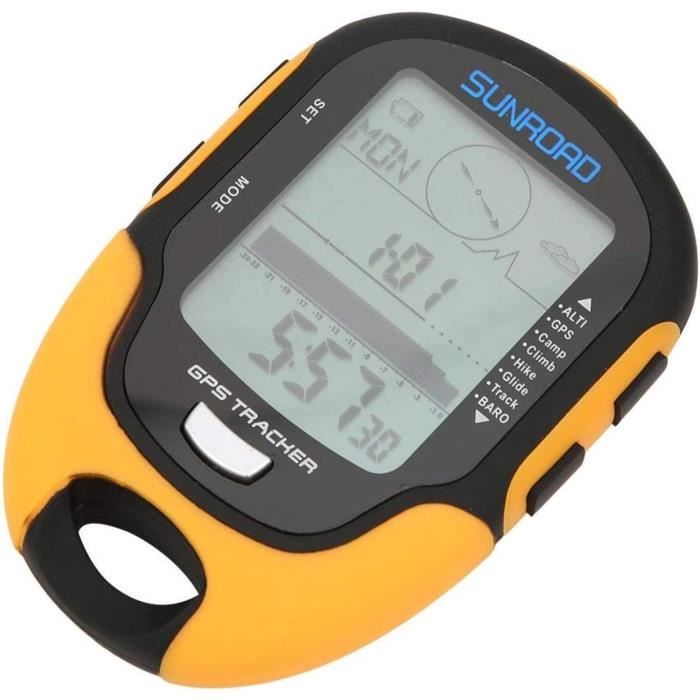 Altimètre électronique Okuyonic - GPS, Boussole, Température - Pour Randonnée, Alpinisme - Écran LCD