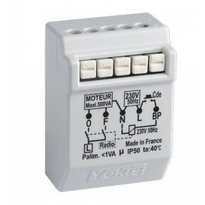 Télérupteur - YOKIS - MTR2000ERP - 230V - Temporisation 2s à 4h - 2000W max