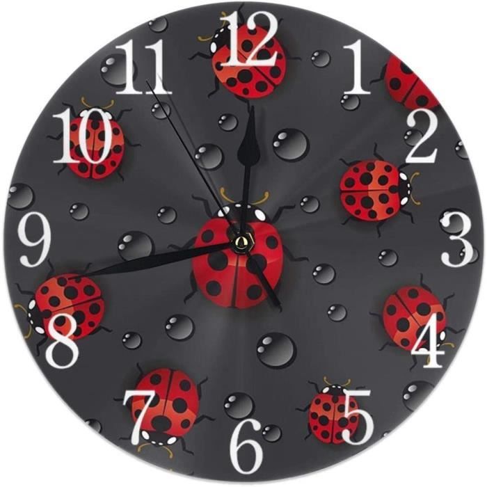 Horloge Murale Chat Avec Queue Qui Bouge - Design Mignon Et Silencieux, Pour Salon, Chambre, Bureau
