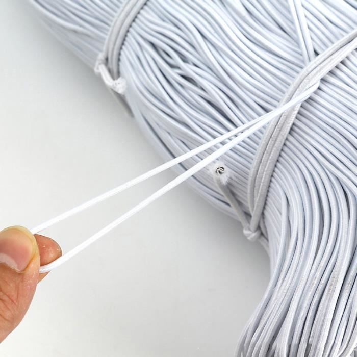 Kahage Cordon élastique Rond En Caoutchouc 5 Noir 5