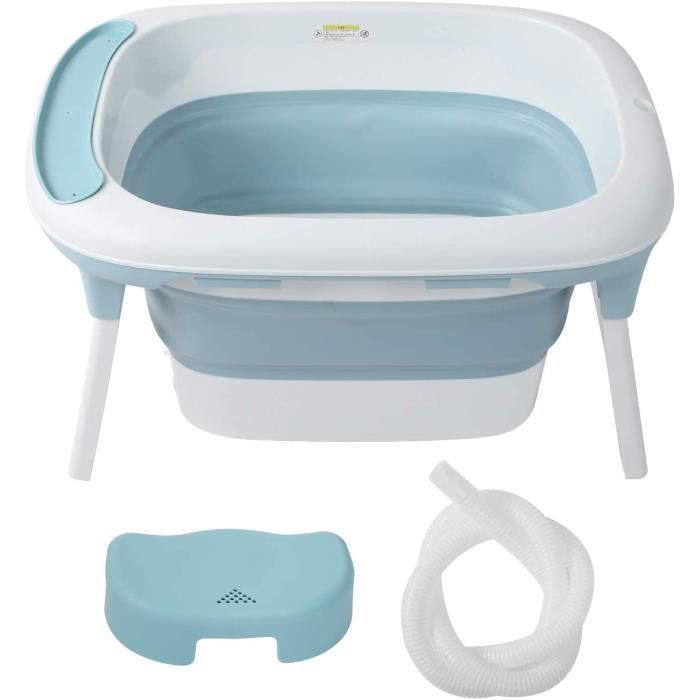 Baignoire Bebe Pliante Baignoire Bebe Grande Capacite Pour Nouveau Ne Avec Tuyau D Evacuation D Eau Base En Caoutchouc Antider 480 Cdiscount Puericulture Eveil Bebe