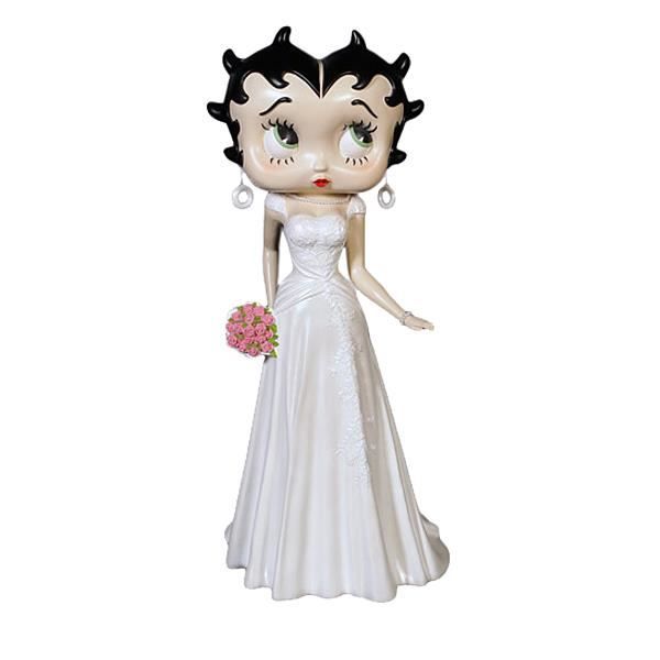 Statuette Betty Boop Robe de mari?�e 92 CM - Cdiscount Maison