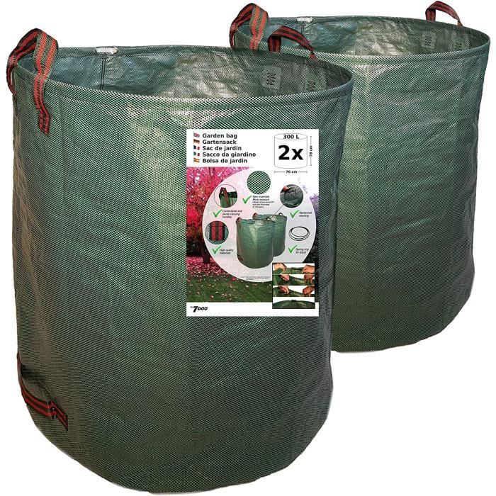 Organisation Jardinage Lot De 3 Sacs Jardin 272L - Autoportants, Réutilisables Et Solides, Pour Feuilles Et Déchets Verts Sac Etanche