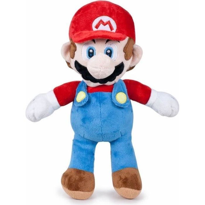 Peluche Mario Bros 25cm - Nintendo - Licence Mario - Age à partir de 0 mois - Naissance
