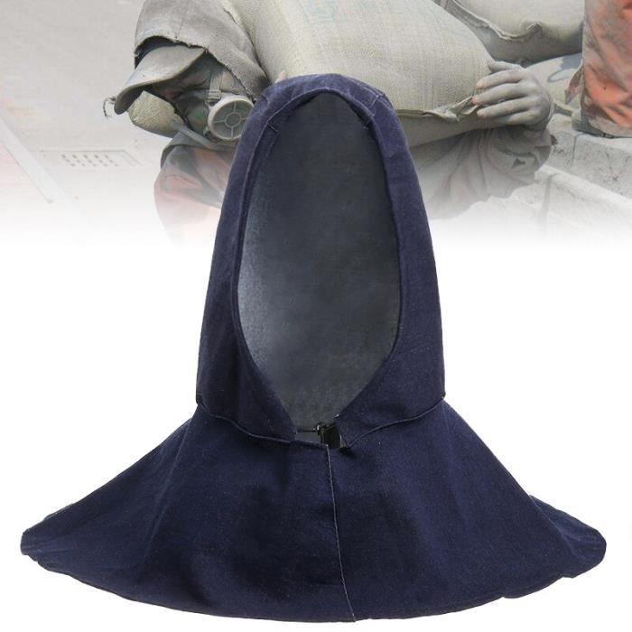 Cagoule Soudage RIVERWELD - Bleu, Ignifuge, Protection Tête Soudeur