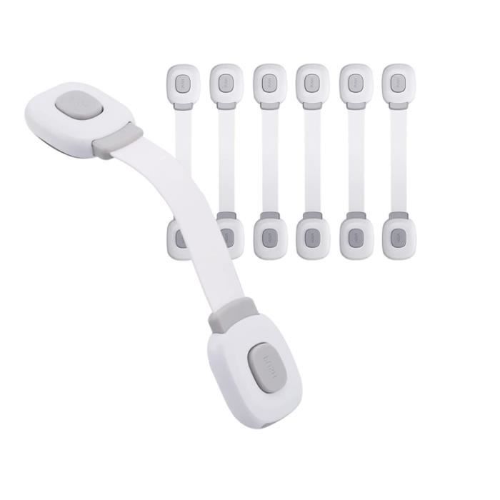 Bloc Porte Securite Bebe 6 Pieces Bloque Tiroir Placards Loquets Et Frigo Securite Placard Enfant Protection Bebe Maison Cdiscount Puericulture Eveil Bebe